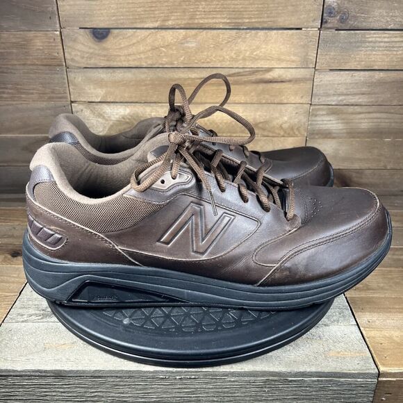 New Balance 928 V3 Mens Size 13 D Brown Leather Walking Lace Up Shoes NO INSOLES - Picture 1 of 10